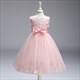 Floral Embellished Tulle Birthday Princess Party Dress
