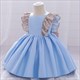 Sequin Embellished Satin Toddler Birthday Princess Dress