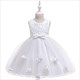 Floral Embellished Princess Party Dress With Pearls
