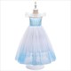 Prinzessinnenkleid mit Ombre-Verzierung und Flatterärmeln