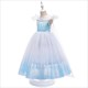 Prinzessinnenkleid mit Ombre-Verzierung und Flatterärmeln