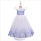 Prinzessinnenkleid mit Ombre-Verzierung und Flatterärmeln