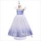Prinzessinnenkleid mit Ombre-Verzierung und Flatterärmeln