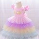 Layered Ruffle Toddler Fluffy Birthday Princess Dress