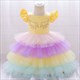 Layered Ruffle Toddler Fluffy Birthday Princess Dress