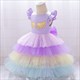 Layered Ruffle Toddler Fluffy Birthday Princess Dress