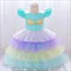 Layered Ruffle Toddler Fluffy Birthday Princess Dress