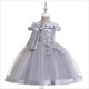 Girls Off The Shoulder Lace Applique Birthday Princess Dress