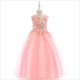 Sequin Bodice Tulle Flower Girl Dress With Bowknot