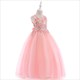 Sequin Bodice Tulle Flower Girl Dress With Bowknot