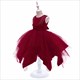 Girls Asymmetrical Hem Birthday Princess Dress With Pearls