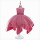 Girls Asymmetrical Hem Birthday Princess Dress With Pearls