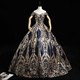 Ball Gown Off The Shoulder Sequin Embellished Prom Dress