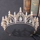 Rhinestone Alloy Birthday Tiara Princess Crown With Pearls