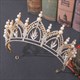 Rhinestone Alloy Birthday Tiara Princess Crown With Pearls