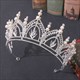 Rhinestone Alloy Birthday Tiara Princess Crown With Pearls