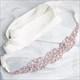 Knit Rhinestone Princess Wedding Sash Belt