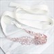 Knit Rhinestone Princess Wedding Sash Belt