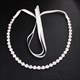 Rhinestone Bridal Belt With Ivory Satin