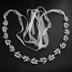 Leaf Handmade Princess Bridal Belt With Rhinestones