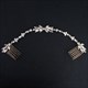 Rhinestone Flower Hair Comb Princess Headpiece