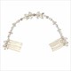 Rhinestone Flower Hair Comb Princess Headpiece
