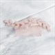 Alloy Wave Rhinestone Leaf Hair Comb