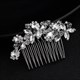 Kristall- und Strass-Prinzessin-Kopfschmuck Braut-Haarkamm