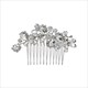 Kristall- und Strass-Prinzessin-Kopfschmuck Braut-Haarkamm