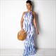 Women'S Tie Dye Sleeveless Casual Bodycon Long Maxi Dresses