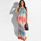 Women'S Tie Dye Sleeveless Casual Bodycon Long Maxi Dresses