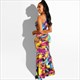 Women'S Tie Dye Sleeveless Casual Bodycon Long Maxi Dresses