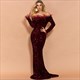 Off Shoulder Sequin Mermaid Prom Dress With Feathers