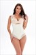 Tummy Compression Thong Shapewear With Lace Embellishment