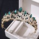 Crystal Bridal Tiara With Rhinestone Accents