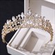 Crystal Bridal Tiara With Rhinestone Accents