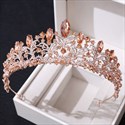 Crystal Bridal Tiara With Rhinestone Accents