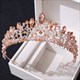 Crystal Bridal Tiara With Rhinestone Accents