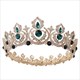 Legierung Perlen Braut Tiara mit Strassstein-Akzenten