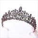 Baroque Crystal Bridal Tiara With Rhinestone Accents