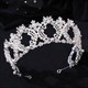 Birthday Girl Princess Crown Bridal Tiara With Pearls