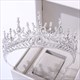Baroque Crystal Bridal Tiara With Rhinestone Accents