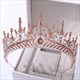 Baroque Crystal Bridal Tiara With Rhinestone Accents