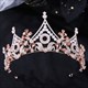 Baroque Crystal Princess Crown With Rhinestone Accents
