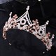 Baroque Crystal Princess Crown With Rhinestone Accents
