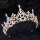 Baroque Crystal Princess Crown With Rhinestone Accents