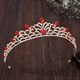 Barock Blatt Strassstein Kristall Birthday Tiara