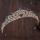 Barock Blatt Strassstein Kristall Birthday Tiara