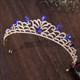 Barock Blatt Strassstein Kristall Birthday Tiara