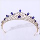 Barock Blatt Strassstein Kristall Birthday Tiara